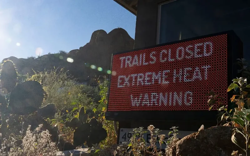 قبة حرارية قياسية تضرب الولايات المتحدة الأمريكية بفعل ظاهرة التغير المناخي المتسارعة